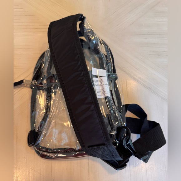 🎒Clear Sling Stadium-Approved Bag with Black Trim by Eastsport - Picture 9 of 16